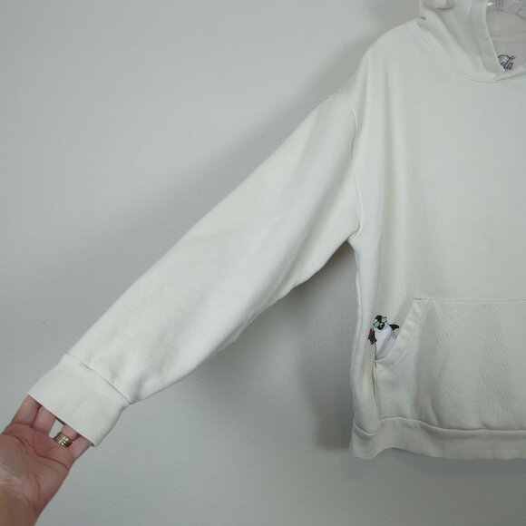 Coca-Cola Hoodie White Sweatshirt Large‎ Penguin Tropical Polar Bear - Picture 6 of 16